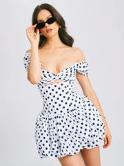 Chic Off-shoulder Cutout Elegant Dress