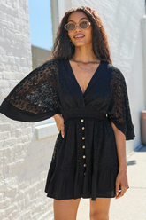 Riverly Black Lace Dress