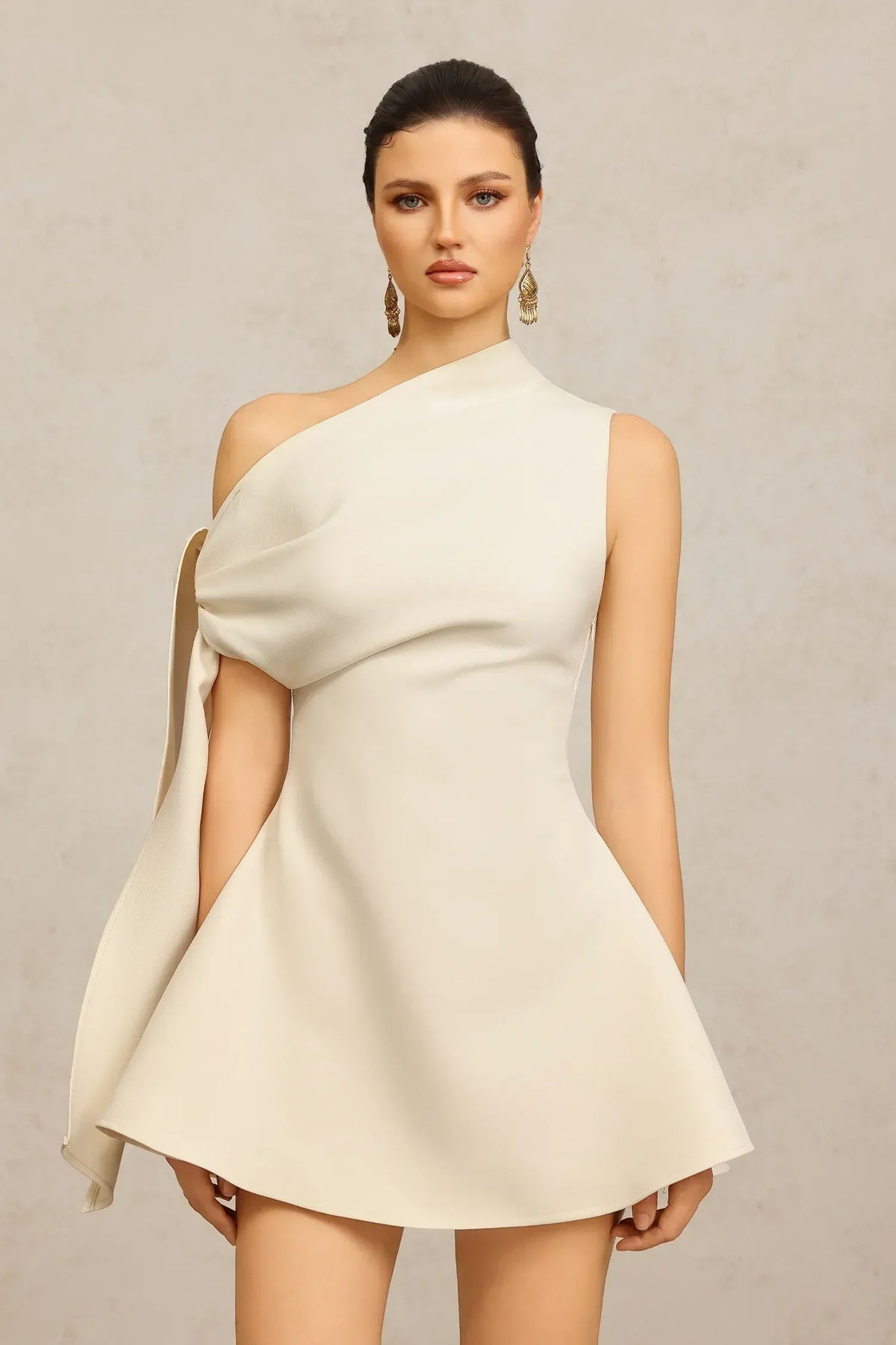 Rhain One Shoulder Mini Dress